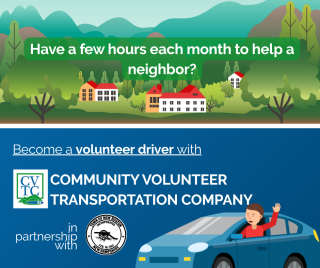 Become a volunteer driver with Community Volunteer Transportation Company